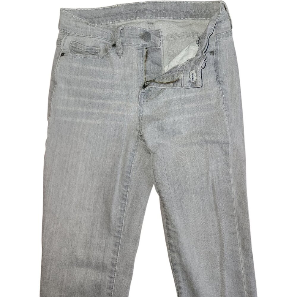 Calvin Klein Jeans Womens Size 2x30 Gray Denim Skinny Stretch Minimalist Comfort - Picture 2 of 7
